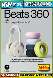 JB Hi-Fi catalogue week 39 Page 50: Beats 360 with interchangeable cushions €499,00