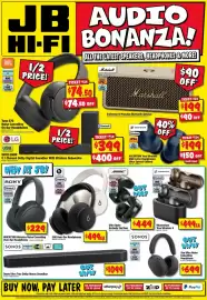 JB Hi-Fi catalogue week 39 Page 52: Sennheiser Momentum True Wireless 5 €499,00, Bose Ultra Open Earbuds 2nd Gen €449,00