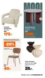 Kwantum folder Pagina 3: Secera Eetkamerstoel €40,00, Fauteuil Pordenone €175,00