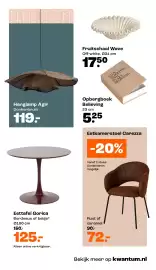 Kwantum folder Pagina 5: Hanglamp Agir €119,00, Eettafel Gorica €125,00