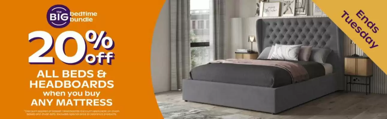 Bensons for Beds leaflet (valid until 18-10)