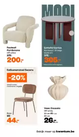 Kwantum folder Pagina 3: Fauteuil Pordenone €200,00, Eetkamerstoel Secera €44,00