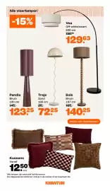 Kwantum folder Pagina 4: Kussens €12,50, Treje €72,25