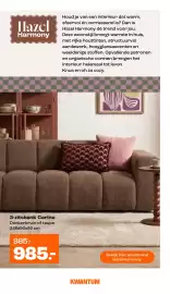 Kwantum folder Pagina 8: 3-zitsbank Carino €985,00