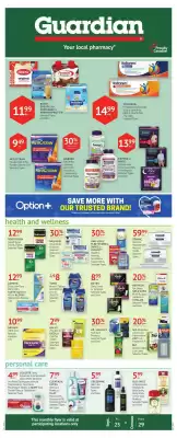 Guardian Pharmacy flyer (valid until 29-10)