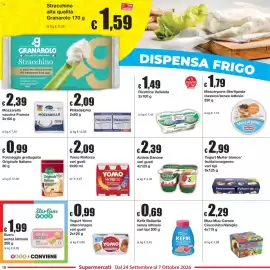 Volantino Sì con te Pagina 10: Formaggio grattugiato Ferrari Originale Italiano €0,99, Ricottine Vallelata €1,49