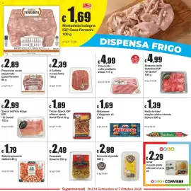 Volantino Sì con te Pagina 11: Prosciutto crudo stagionato Casa Ferrarini €2,89, Speck dell'Ato Adige IGP "Si Gusta" €2,99