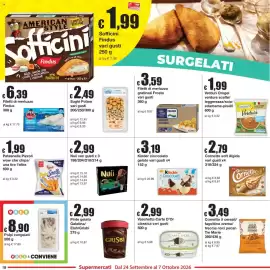 Volantino Sì con te Pagina 18: Cornetto soft Algida €2,79, Patasnella Pizzoli €1,99