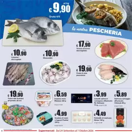 Volantino Sì con te Pagina 6: Coda di rana pescatrice €19,90, Insalata mare Medusa €6,59