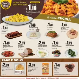 Volantino Sì con te Pagina 7: Tacchino in porchetta Bacalini €2,39, Galantina di pollo Le Delizie Gastronomiche €1,89
