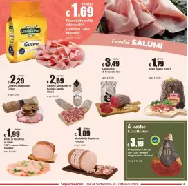 Volantino Sì con te Pagina 9: Pettro di tacchino al miele Gardani €1,99, Lonzino stagionato Ciriaci €2,29