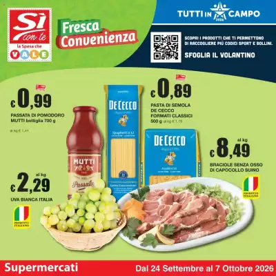 Volantino Sì con te