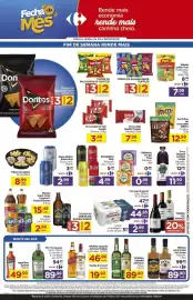 Folheto Carrefour semana 39 Página 5: Cerveja Original €44,85, Suco integral Campo Largo Sabores €11,90