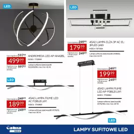 Abra gazetka Strona 10: Lampa sufitowa 45AD Fiume LED AP-FI38LB LW1 €199,99