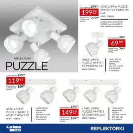 Abra gazetka Strona 14: 45AD Lampa Puzzle White 3 AS-PUE143W LS3 €149,99, 45AD Lampa Puzzle White 4 AS-PUE144W LS4 €199,99