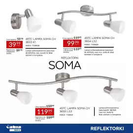 Abra gazetka Strona 16: 45TC Lampa Soma Ch 3653 K1 €39,99, 45TC Lampa Soma Ch 3655 LS3 €119,99