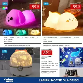Abra gazetka Strona 20: Lampa Dino LED AM-DI10WS Cct LB1 45AD €59,99, Lampa Doggy LED AM-DO10WS Cct RGB LB1 45AD €59,99