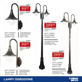 Abra gazetka Strona 21: Kinkiet Talez 6493 złoty KG1 45TY €99,99, Lampa Talez 6981 Gold LP2 45TY €399,99