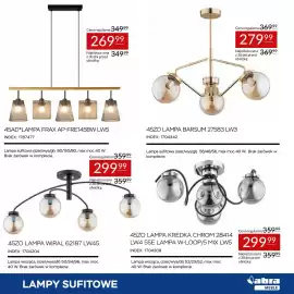 Abra gazetka Strona 5: Lampa W-Loop/5 Mix LW5 €299,99, Lampa Barsum 27583 LW3 €279,99