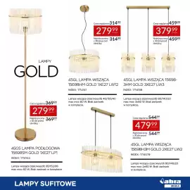 Abra gazetka Strona 7: 45GL lampa wisząca 15698HM Gold 1xE27 LW12 €279,99