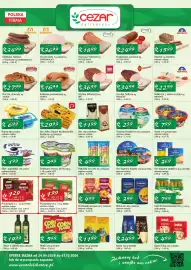 Cezar Delikatesy gazetka Strona 1: Paluszki serowe Pik-Nik Dziugas €4,99, Szynka Włodarza JBB €36,99