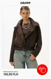Cropp gazetka tydzień 39 Strona 3: Krótki brązowy trencz Cropp €199,99