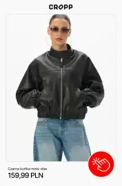 Cropp gazetka tydzień 39 Strona 8: Czarna kurtka moto vibe Cropp €159,99