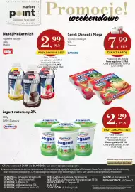 Market Point gazetka Strona 8: Napój Müllermilch o smaku truskawkowym €2,99, Jogurt naturalny Piątnica 2% €2,29