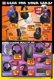 JB Hi-Fi catalogue Page 21: GHS Wireless InfinitePlay Gaming Headset €249,00, GHS Eternal Stereo Gaming Headset €49,00