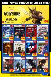 JB Hi-Fi catalogue Page 3: Ratchet & Clank Rift Apart €54,00, Marvel Tokkon Fighting Souls €99,00