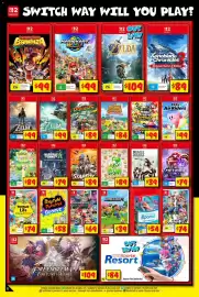 JB Hi-Fi catalogue Page 6: Mario Kart 8 Deluxe €69,00, Super Smash Bros. Ultimate €74,00