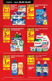 Biedronka gazetka tydzień 39 Strona 16: Wszystkie produkty Persil €5,00, Wszystkie produkty Finish €5,00