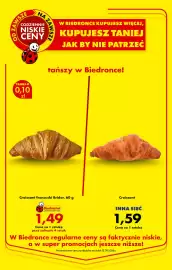 Biedronka gazetka tydzień 39 Strona 18: Croissant francuski Bridor €1,49