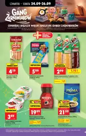 Biedronka gazetka tydzień 39 Strona 30: Kawa mielona Prima €21,99, Napój niegazowany Tymbark €2,99