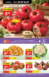 Biedronka gazetka tydzień 39 Strona 32: Kurki, opak €8,99, Kalafior na wagę €3,99