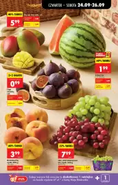 Biedronka gazetka tydzień 39 Strona 34: Mango dojrzałe, szt €5,99, Arbuz luz €1,99