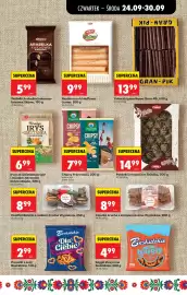 Biedronka gazetka tydzień 39 Strona 59: Ciastka kruche z ziarnami Kraina Wypieków €8,99