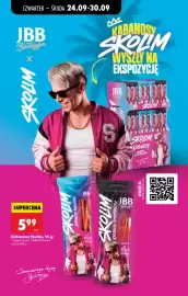 Biedronka gazetka tydzień 39 Strona 61: Kabanosy Skolim JBB Bałdyga Temperatura Chilli, Palermo €5,99