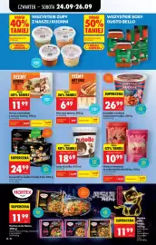 Biedronka gazetka tydzień 39 Strona 62: Gyros z kurczaka z sosem Yeemy €11,99, Krewetki w maśle Family Fish €24,99