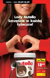 Biedronka gazetka tydzień 39 Strona 65: Lody Nutella €18,69