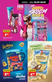 Biedronka gazetka tydzień 39 Strona 67: Chrupki Monster Munch Ketchup €8,99, Chipsy Wiejskie Ziemniaczki sól i pieprz €6,99