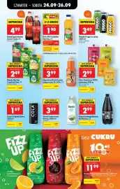 Biedronka gazetka tydzień 39 Strona 70: Koncentrat napoju Fizz Up €11,99, Napój energetyczny Be Power €2,99
