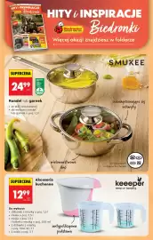 Biedronka gazetka tydzień 39 Strona 86: Smukee Rondel lub garnek €24,99, Keeeper Akcesoria kuchenne €12,99