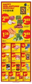 No Frills flyer week 39 Page 14: Seaquest whole tilapia or whole pompano €9,00, Suraj almond or coconut oil €4,99