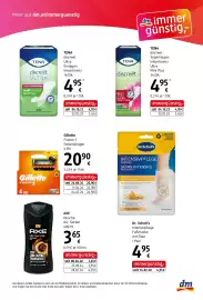 Dm Flugblatt Seite 5: Gillette Fusion 5 Rasierklingen €20,90, AXE Dusche €3,65