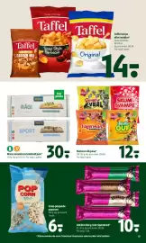 Coop 365 tilbudsavis uge 39 Side 19: Taffel chips eller nødder €14,00, Malaco slikposer €12,00