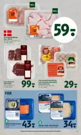 Coop 365 tilbudsavis uge 39 Side 7: Glyngøre lakseportioner €43,00, Xtra! kyllinge lårfilet eller lårmix €59,00