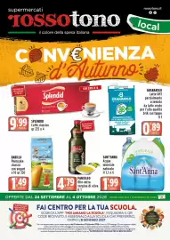Volantino Rossotono Carrefour Pagina 1: Acqua minerale naturale Sant'Anna €1,99, Pantaleo Olio extra vergine di oliva €4,79