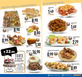 Volantino Emisfero Pagina 11: Baba' alla crema al pezzo €1,30, Croissant al pezzo €0,80
