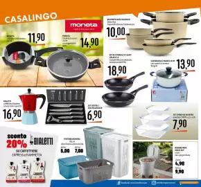Volantino Emisfero Pagina 21: Casseruola 2 manici Bergner €13,90, Set 3 PiProfile in vetro €7,90